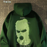 Spring and autumn women big dchiphop street funny head hooded sweater men and women ins hip-hop loose hooded jacket tide jinquedai