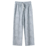 Jinquedai n Wood Stripes Drawstring Pants jinquedai