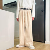 Jinquedai  Essential Pleated Wide Leg Pants jinquedai