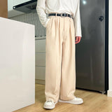 Jinquedai  Essential Pleated Wide Leg Pants jinquedai