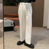 Jinquedai  Buckle Belt Pleated Trousers jinquedai