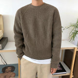 Jinquedai  Sleeve Ribbed Sweater jinquedai