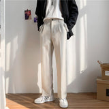 Jinquedai  Straight Suit Trousers jinquedai