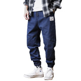 Plus Size Jeans Men Loose Joggers Streetwear Harem Jeans Cargo Pants Ankle-Length Denim Trousers jinquedai