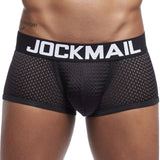 Jinquedai  Sexy Men&#39;s Cotton Panties Boxer Male Underwear Solid Men&#39;s Shorts Breathable Underwear Striped Boxer shorts  men boxer jinquedai