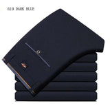 Men‘s Suit Pants Spring and Summer Male Dress Pants Business Office Elastic Wrinkle Resistant Big Size Classic Trousers Male jinquedai