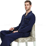 Mens Silk Satin Pajamas  Pyjamas  Set  Sleepwear Set  Loungewear  U.S. S,M,L,XL,XXL,XXXL,4XL__Fits All  Seasons jinquedai