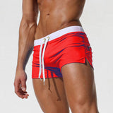 Jinquedai  Summer Swimwear Men Breathable Men Swimsuits Trunks Boxer Briefs Sunga SwimSuits Maillot De Bain Beach Shorts New jinquedai