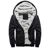Winter Inner Fleece Hoodies Men New Casual Hooded Warm Sweatshirts Male Thicken Tracksuit 2PC Jacket+Pant Men Moleton Masculino jinquedai