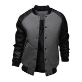 autumn man jacket coat casual hip hop baseball jacket men fashion streetwear Patchwork jacket men chaqueta hombre jinquedai