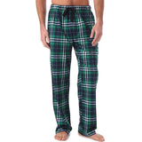 Men&#39;s Home Pants Cotton Flannel Autumn Winter Warm Sleep Bottoms Male Plus Size Plaid Print Sleepwear Pajama Pants For Men jinquedai