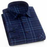 Spring Autumn Plaid Shirt Men Cotton New Male Casual Long Sleeve Shirt  High Quality  Man Clothes jinquedai