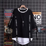 Jinquedai Idopy Korean Fashion Men`s Street Style Lace Punk Gothic Pullover Designer Steampunk Hem Hip Hop Sweatshirts Shirts Tees jinquedai