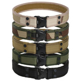 2021 Jingquedai 2New Army Style Combat Belts Quick Release Tactical Belt Fashion Men Canvas Waistband Outdoor Hunting Camouflage Waist Strap jinquedai
