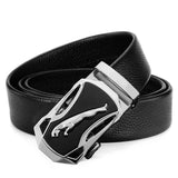 Men Belts Automatic Buckle Belt Genune Leather High Quality Belts For Men Leather Strap Casual  Buises  for Jeans jinquedai