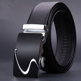 Men Belts Automatic Buckle Belt Genune Leather High Quality Belts For Men Leather Strap Casual  Buises  for Jeans jinquedai