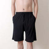New summer large size men&#39;s shorts cotton modal casual home pants thin section large size loose shorts pajamas men pajama pants jinquedai