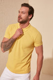 Trendyol Male Colar Jacquard Polo Collar T-Shirt TMNSS20PO0009 Men &#39;S Clothing Fashion Summer Spring Male Top T-shirt футболка jinquedai