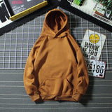 Hooded Sweatshirt Men S-4XL Jumpers Soft Oversized Hoodie Light Plate Long Sleeve Pullover Solid Women Couple Clothes Asian Size jinquedai