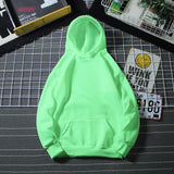 Hooded Sweatshirt Men S-4XL Jumpers Soft Oversized Hoodie Light Plate Long Sleeve Pullover Solid Women Couple Clothes Asian Size jinquedai