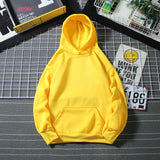 Hooded Sweatshirt Men S-4XL Jumpers Soft Oversized Hoodie Light Plate Long Sleeve Pullover Solid Women Couple Clothes Asian Size jinquedai