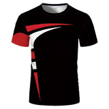 Summer Trend Men T-Shirt  3D printing  Fashion Movement O-Neck Oversized T-Shirt Casual  All-Match Short Sleeve Breathable Top jinquedai