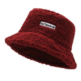 Jingquedai Fashion Women Warm Bucket Hats Lady Autumn Winter Outdoor Panama Fisherman Cap Hat For Women jinquedai