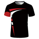Summer Trend Men T-Shirt  3D printing  Fashion Movement O-Neck Oversized T-Shirt Casual  All-Match Short Sleeve Breathable Top jinquedai