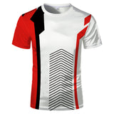 Summer Trend Men T-Shirt  3D printing  Fashion Movement O-Neck Oversized T-Shirt Casual  All-Match Short Sleeve Breathable Top jinquedai
