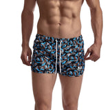 Jinquedai  New Fitness Printing Quick-drying Beach Shorts Men&amp Swimwear Men&amp Swimming Trunks Summer Bathing Beachwear Surfing Shorts jinquedai