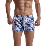 Jinquedai  New Fitness Printing Quick-drying Beach Shorts Men&amp Swimwear Men&amp Swimming Trunks Summer Bathing Beachwear Surfing Shorts jinquedai