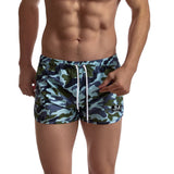 Jinquedai  New Fitness Printing Quick-drying Beach Shorts Men&amp Swimwear Men&amp Swimming Trunks Summer Bathing Beachwear Surfing Shorts jinquedai