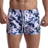 Jinquedai  New Fitness Printing Quick-drying Beach Shorts Men&amp Swimwear Men&amp Swimming Trunks Summer Bathing Beachwear Surfing Shorts jinquedai