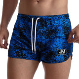 Jinquedai  New Fitness Printing Quick-drying Beach Shorts Men&amp Swimwear Men&amp Swimming Trunks Summer Bathing Beachwear Surfing Shorts jinquedai