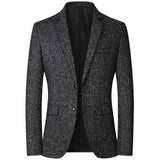 New Blazers Men Brand Jacket Fashion Slim Casual Coats Handsome Masculino Business Jackets Suits Striped Men&#39;s Blazers Tops jinquedai