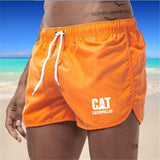 New Mens Swim Shorts Quick Dry Summer Beach Board Swimwear Fashion Volley Shorts CAT Swimming Trunks Shorts jinquedai