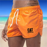 New Mens Swim Shorts Quick Dry Summer Beach Board Swimwear Fashion Volley Shorts CAT Swimming Trunks Shorts jinquedai