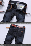 Jingquedai  Brand 2021 New Men&#39;s Slim Elastic Jeans Fashion Business Classic Style Jeans Denim Pants Stretch Men Jeans Vaqueros Hombre jinquedai