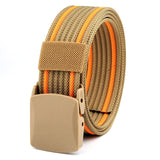 Jingquedai Men Belt 2021 Army Belts Adjustable Belt Men Outdoor Travel Tactical Waist Belt with Plastic Buckle for Pants 125cm jinquedai