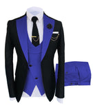 New Costume Homme Popular Clothing Luxury Party Stage Men&#39;s Suit Groomsmen Regular Fit Tuxedo 3 Peice Set Jacket+Trousers+Vest jinquedai