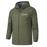 2021 Men&#39;s windbreaker jacket printing zipper jacket spring and autumn men&#39;s jacket windbreaker waterproof hooded jacket men jinquedai
