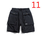Jingquedai Summer hole denim shorts men&#39;s five points pants Korean version of the trend loose 5 points thin section jinquedai