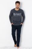 Men &#39;S Pajama Set Soft Comfortable Spring Autumn Winter Long Sleeve Pants Home Wear Plus Size Cotton Pajamas Suite jinquedai