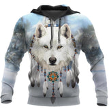 Spring AndAutumn Men&#39;s Street Warrior Tattoo Fashion Sports Suit Oversized Hoodie Printing Wolf Hoodie Casual Sweatshirt Jacket jinquedai
