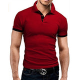 Covrlge Polo Shirt Men Summer Stritching Men&#39;s Shorts Sleeve Polo Business Clothes Luxury Men Tee Shirt Brand Polos MTP129 jinquedai