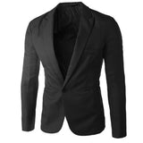 Jacket Man Dress Blazer Men Slim Fit Male Suits One Button Office Men's Clothing Fashion Hombre Blazer Men Jackets