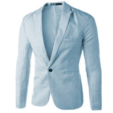 Jacket Man Dress Blazer Men Slim Fit Male Suits One Button Office Men&#39;s Clothing Fashion Hombre Blazer Men Jackets jinquedai