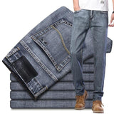 Men  Classic Jeans Jean Homme Pantalones Hombre Men  Mannen Soft Black Biker Masculino Denim Overalls Mens Pants jinquedai