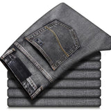 Men  Classic Jeans Jean Homme Pantalones Hombre Men  Mannen Soft Black Biker Masculino Denim Overalls Mens Pants jinquedai