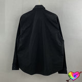 Jingquedai   2022 Oversize Vetements Shirts Men Women 1:1 High Quality Front White Big Vetements Logo Shirts Casual Black VTM Blouse jinquedai